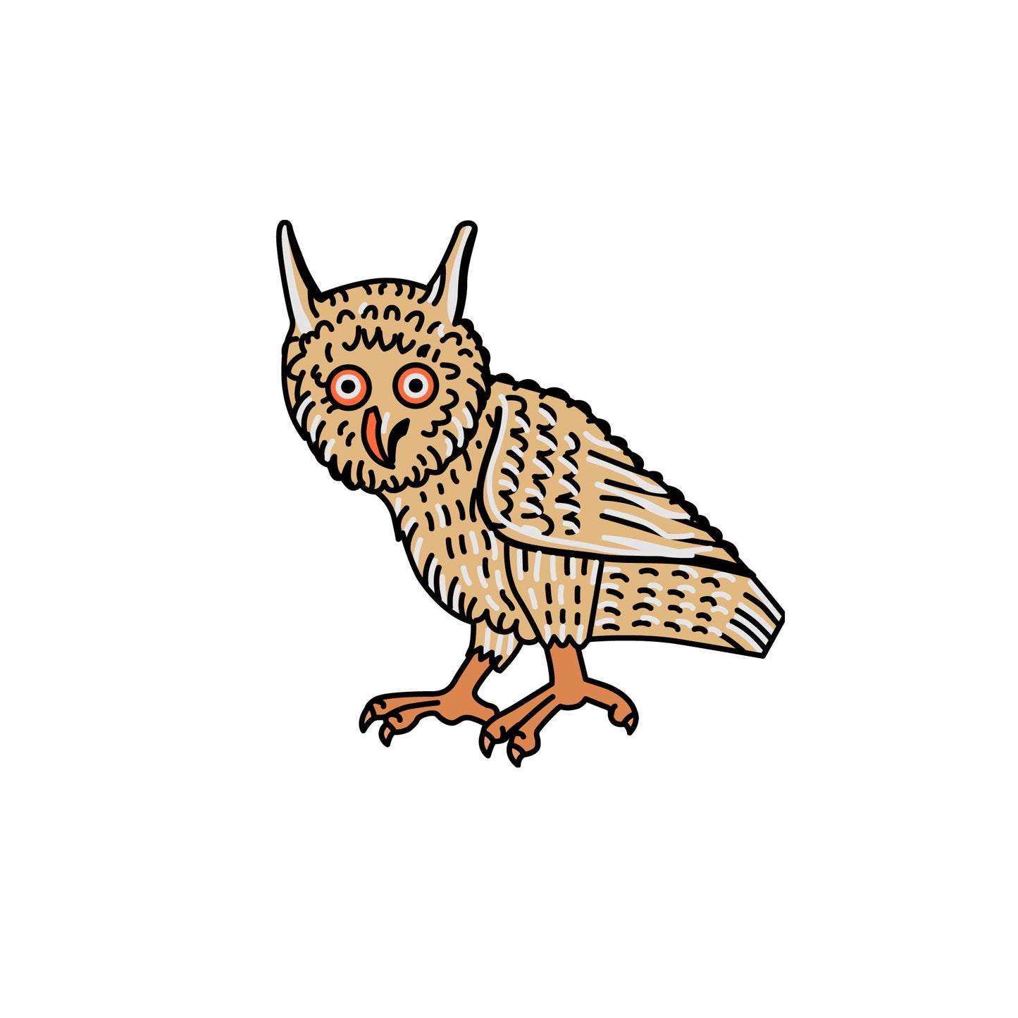 Medieval Owl Overlslept